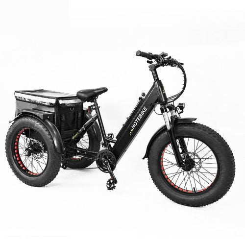 Black Electric Tricycle
